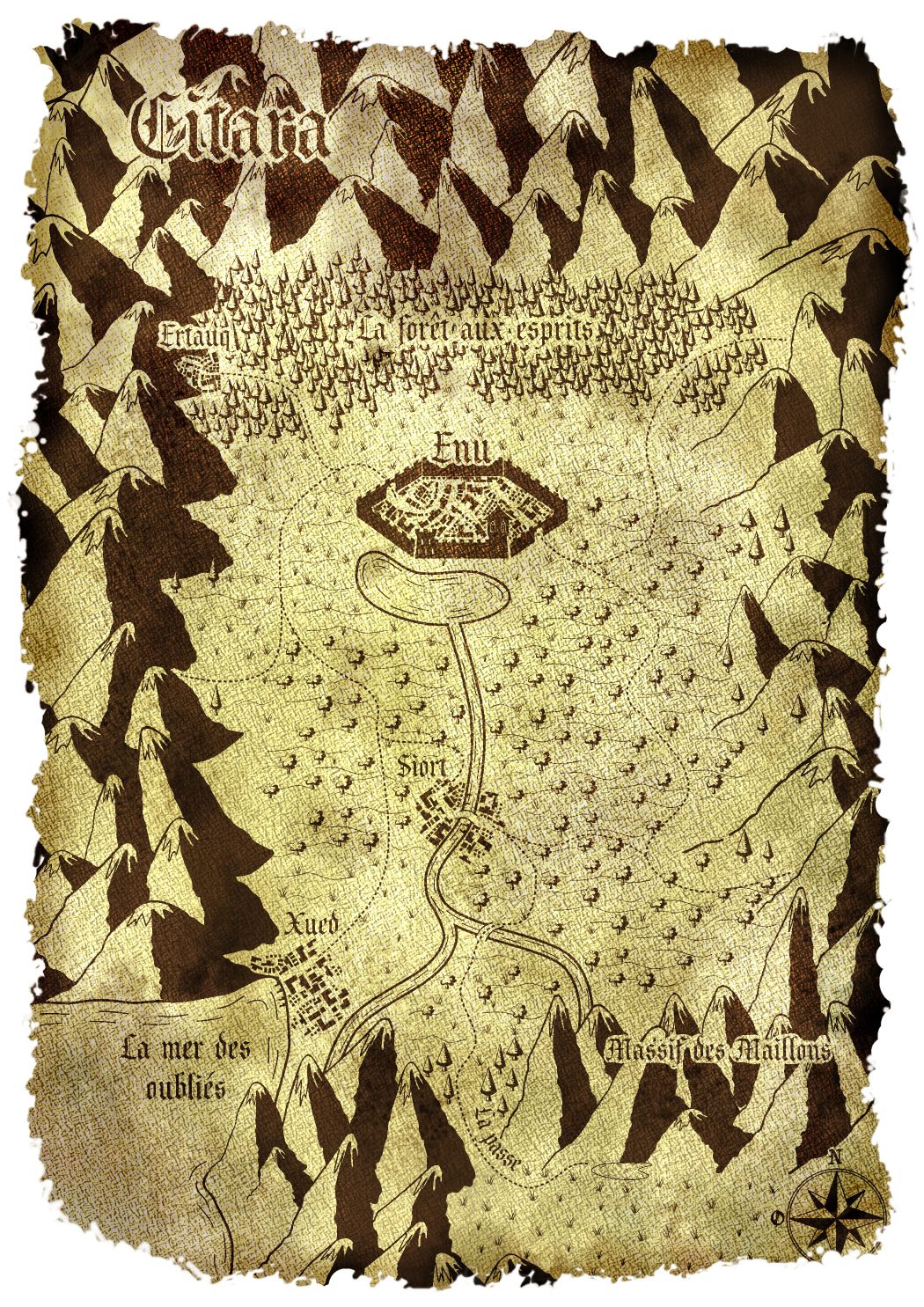 La carte de Citara – version magnifique