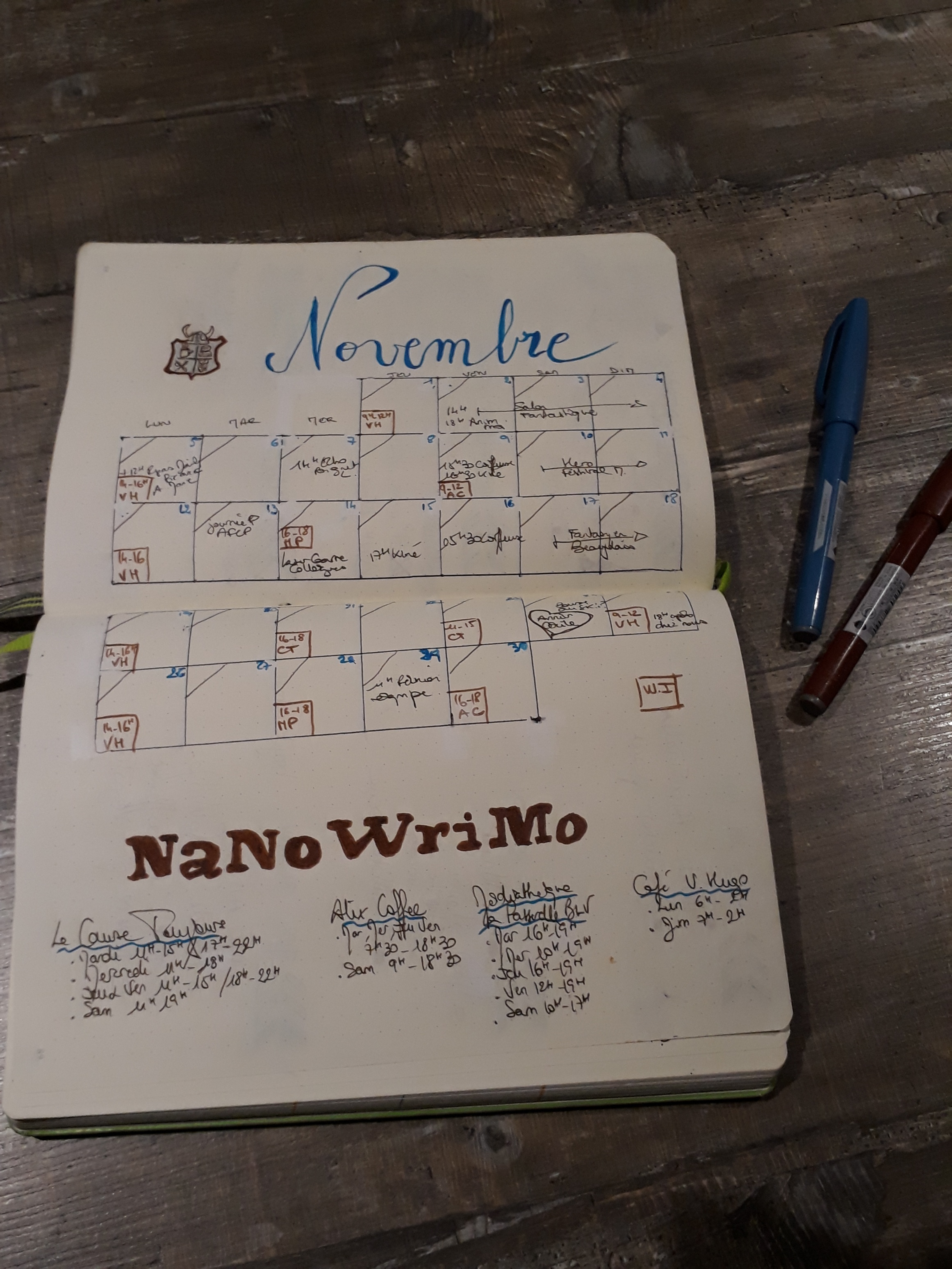 Le NaNoWriMo 2018, c’est parti ! :)