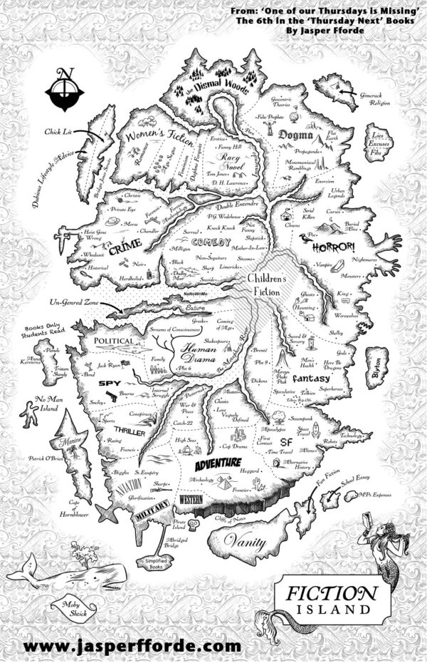 Réenchanter le monde - carte de Jasper Fforde