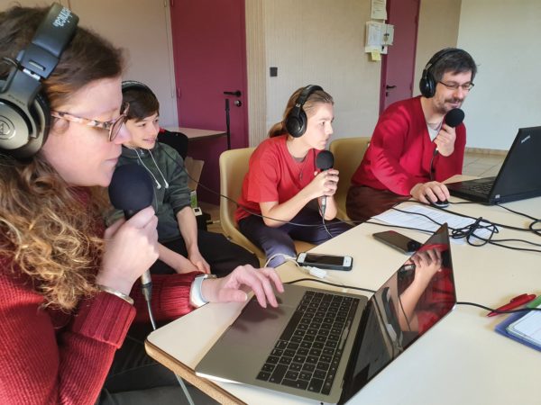Enregistrement de l'émission par Radio Mega Valence