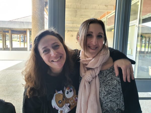 Nathalie Bagadey et Laura, lectrice d'Eclosia