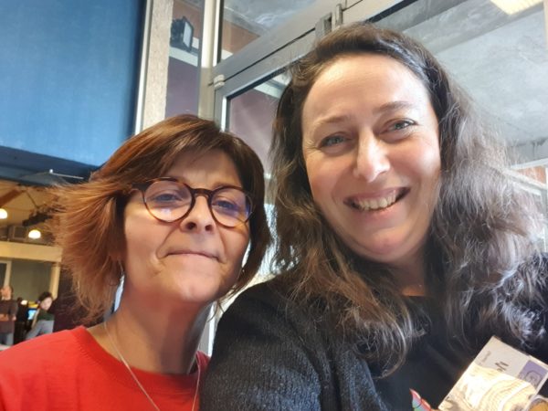 Nathalie Bagadey et Sandrine, lectrice de Citara