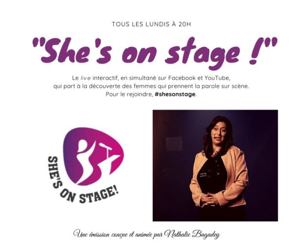 Affiche "She's On Stage!"