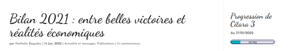 barre de progression sur le blog