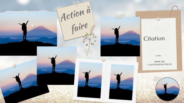 Modèle de Vision board à éditer