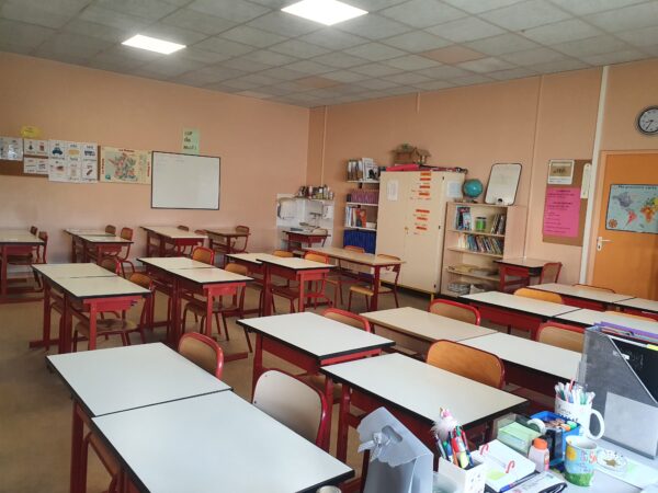 photo de la classe vide