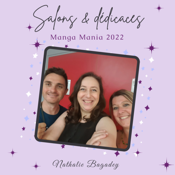 Nathalie Bagadey en photo avec Jérôme Lauzel et Maryline