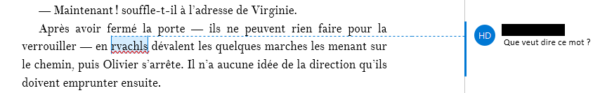 Mot inconnu qui a décontenancé les bêta-lecteurs