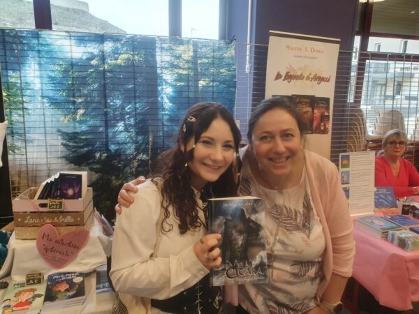 Photo de Nathalie avec Clarisse