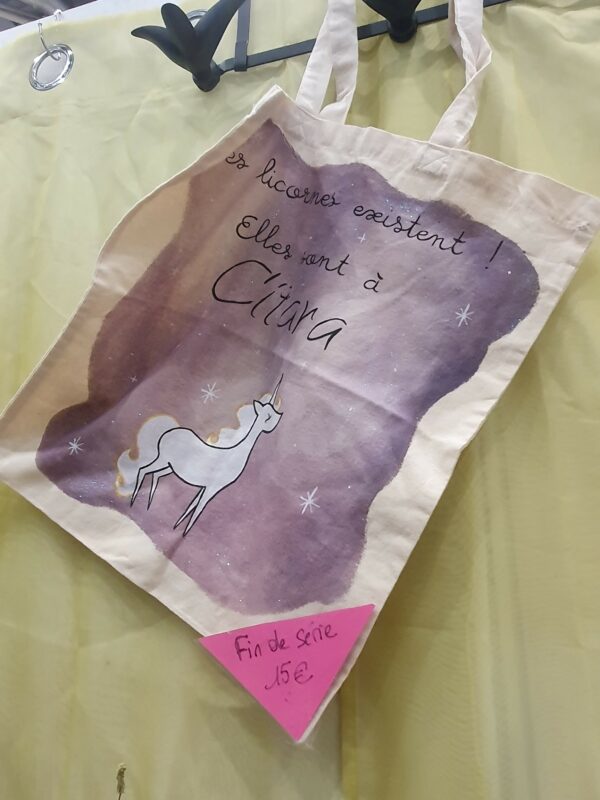 Dernier sac "Les licornes existent, elles sont à Citara."