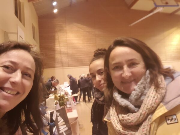 Nathalie, Sandrine et sa fille