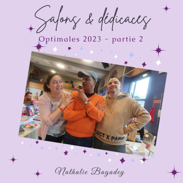 Image de couverture reprenant le fond violet utilisé pour les salons, avec Nathalie Bagadey, Pascal Légitimus et Sébastien Tissandier sur la photo.