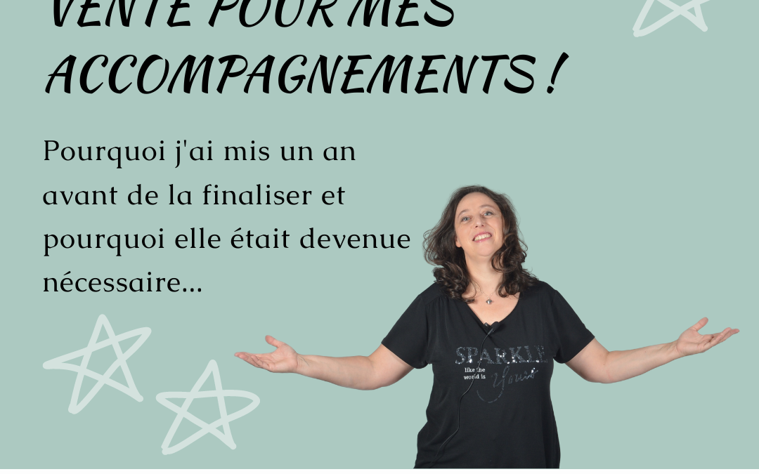 Pourquoi j’ai désormais une page de vente sur mon site