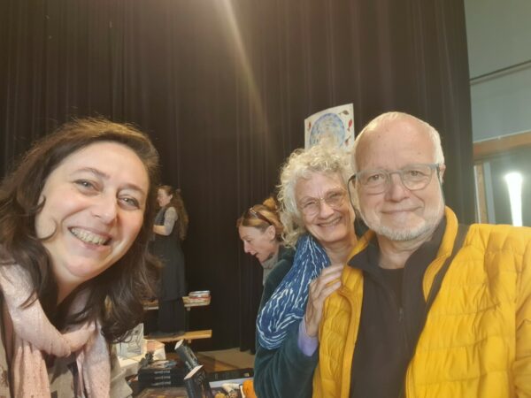 Nathalie Bagadey et les parents de Léonore